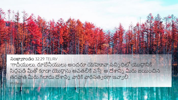 సంఖ్యాకాండం 32:29 TELIRV Bible Verse Image