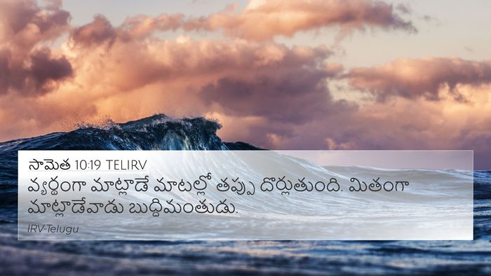 సామెత 10:19 TELIRV Bible Verse Image