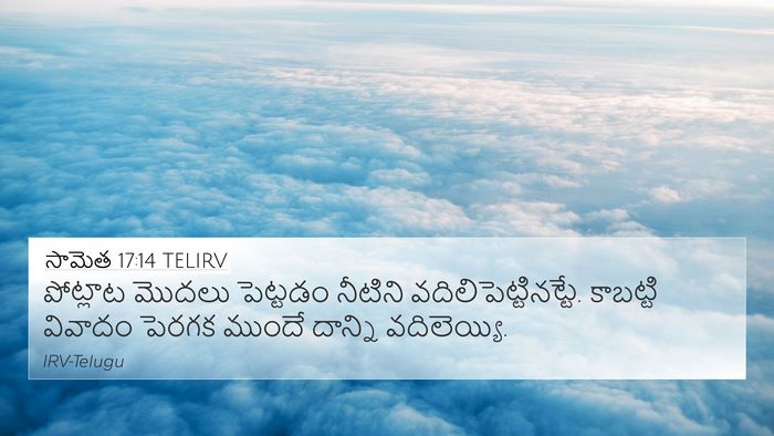 సామెత 17:14 TELIRV Bible Verse Image