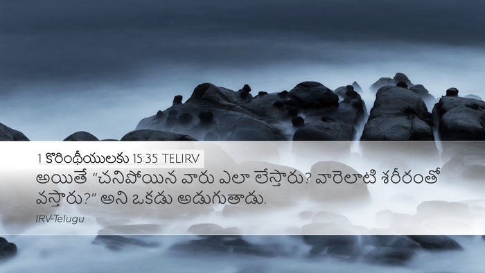 1 కొరింథీయులకు 15:35 TELIRV Bible Verse Image