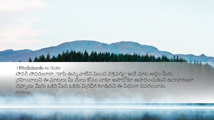 1 కొరింథీయులకు 4:6 TELIRV Bible Verse Image