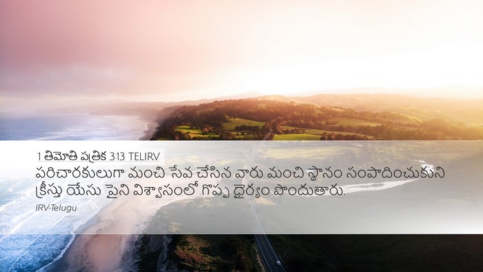1 తిమోతి పత్రిక 3:13 TELIRV Bible Verse Image