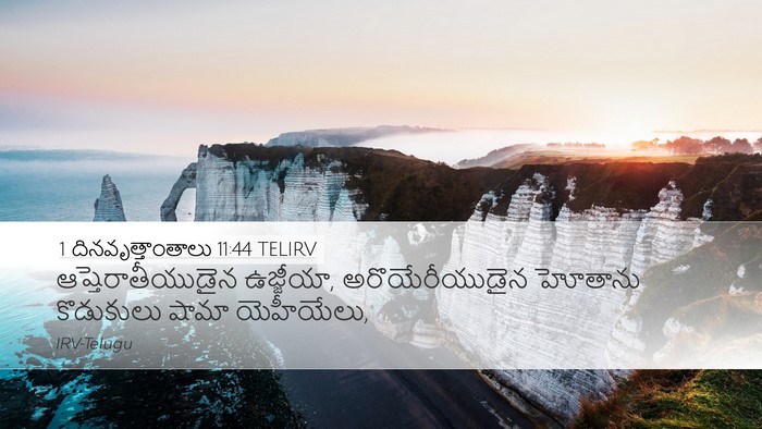 1 దినవృత్తాంతాలు 11:44 TELIRV Desktop Wallpaper - ఆష్తెరాతీయుడైన - Desktop Bible Verse Wallpaper