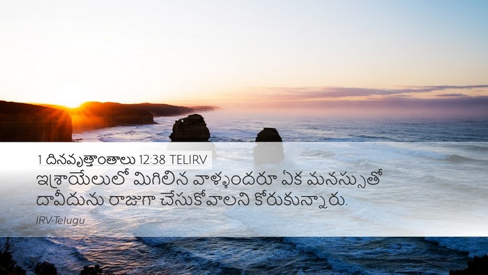 1 దినవృత్తాంతాలు 12:38 TELIRV Bible Verse Image