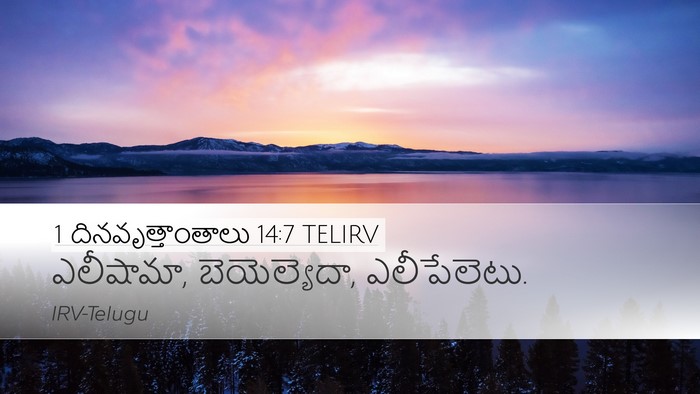 1 దినవృత్తాంతాలు 14:7 TELIRV Bible Verse Image
