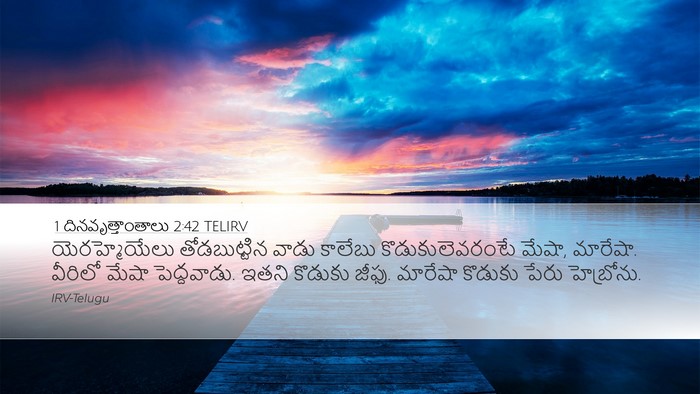 1 దినవృత్తాంతాలు 2:42 TELIRV Bible Verse Image