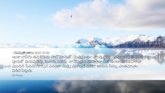 1 దినవృత్తాంతాలు 28:20 TELIRV Bible Verse Image