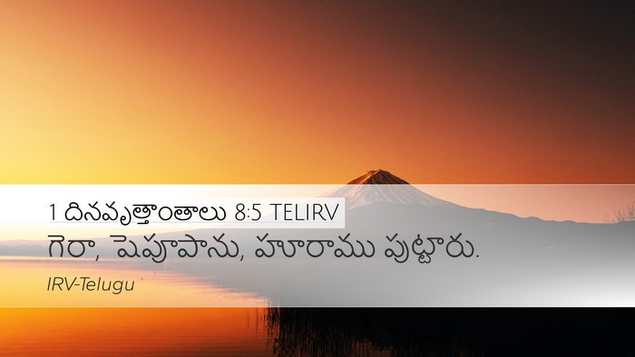 1 దినవృత్తాంతాలు 8:5 TELIRV Desktop Wallpaper - గెరా, షెపూపాను, - Desktop Bible Verse Wallpaper