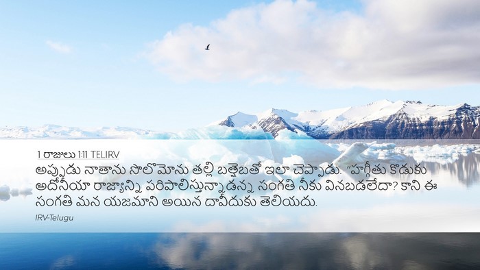 1 రాజులు 1:11 TELIRV Bible Verse Image