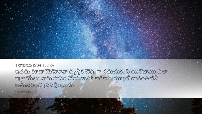 1 రాజులు 15:34 TELIRV Bible Verse Image