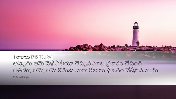 1 రాజులు 17:15 TELIRV Bible Verse Image