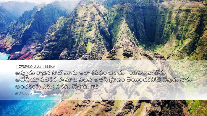 1 రాజులు 2:23 TELIRV Bible Verse Image
