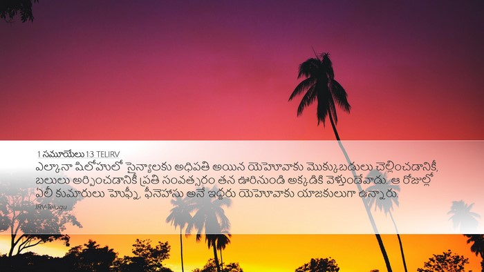 1 సమూయేలు 1:3 TELIRV Bible Verse Image