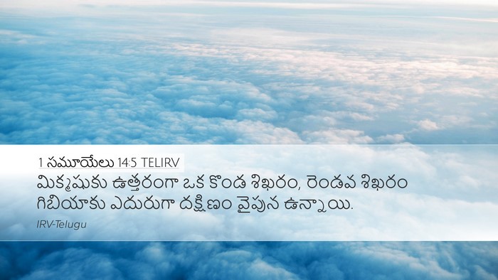1 సమూయేలు 14:5 TELIRV Bible Verse Image