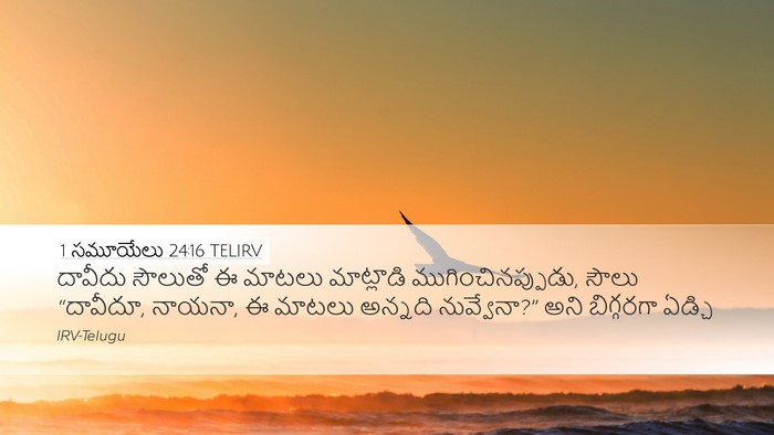 1 సమూయేలు 24:16 TELIRV Bible Verse Image