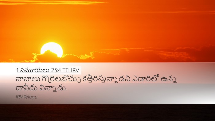 1 సమూయేలు 25:4 TELIRV Bible Verse Image