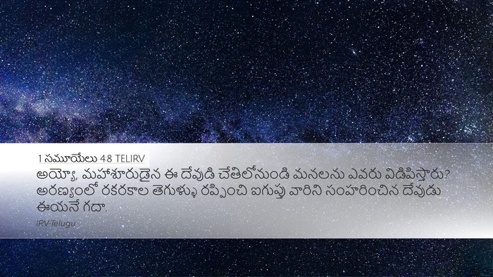 1 సమూయేలు 4:8 TELIRV Bible Verse Image