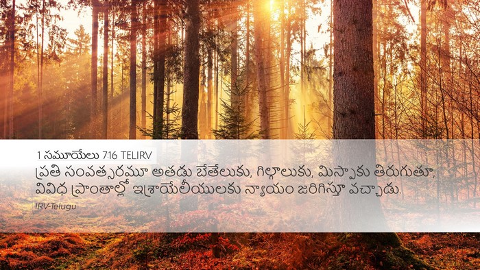 1 సమూయేలు 7:16 TELIRV Bible Verse Image