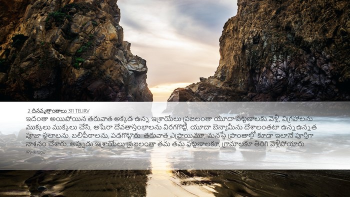 2 దినవృత్తాంతాలు 31:1 TELIRV Bible Verse Image