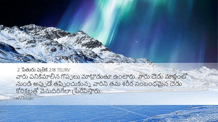 2 పేతురు పత్రిక 2:18 TELIRV Bible Verse Image