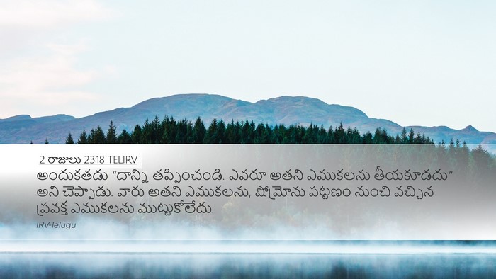 2 రాజులు 23:18 TELIRV Bible Verse Image