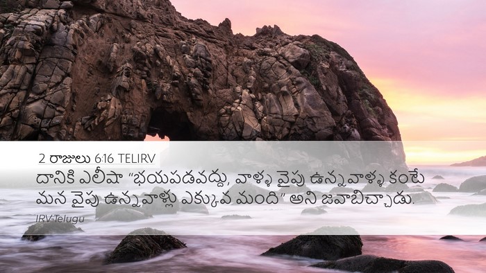2 రాజులు 6:16 TELIRV Bible Verse Image