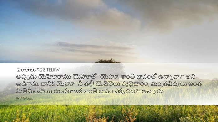 2 రాజులు 9:22 TELIRV Bible Verse Image