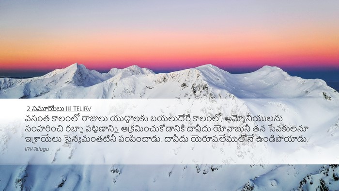 2 సమూయేలు 11:1 TELIRV Bible Verse Image