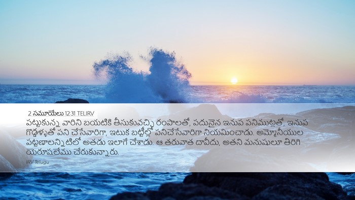 2 సమూయేలు 12:31 TELIRV Bible Verse Image