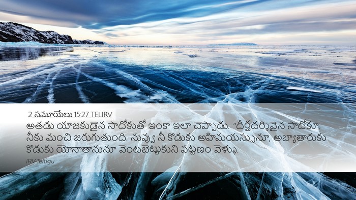 2 సమూయేలు 15:27 TELIRV Bible Verse Image