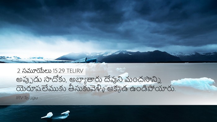 2 సమూయేలు 15:29 TELIRV Bible Verse Image