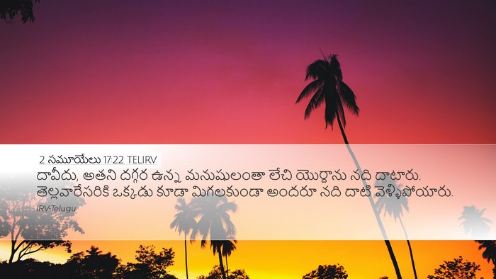 2 సమూయేలు 17:22 TELIRV Bible Verse Image