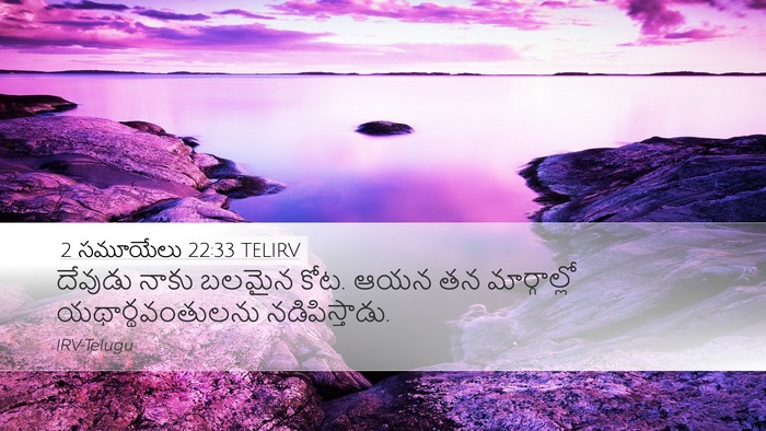 2 సమూయేలు 22:33 TELIRV Bible Verse Image