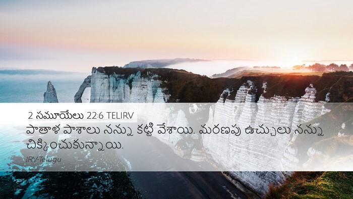 2 సమూయేలు 22:6 TELIRV Desktop Wallpaper - పాతాళ పాశాలు - Desktop Bible Verse Wallpaper