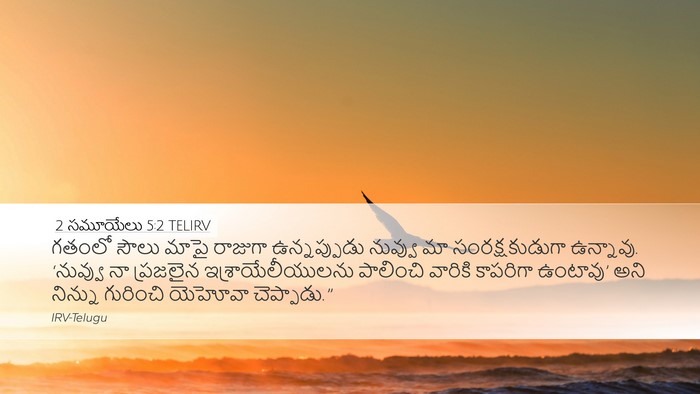 2 సమూయేలు 5:2 TELIRV Bible Verse Image
