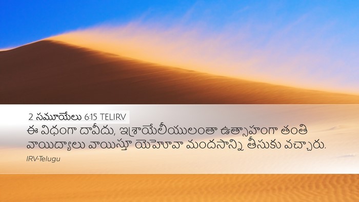 2 సమూయేలు 6:15 TELIRV Bible Verse Image