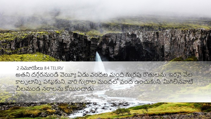 2 సమూయేలు 8:4 TELIRV Bible Verse Image