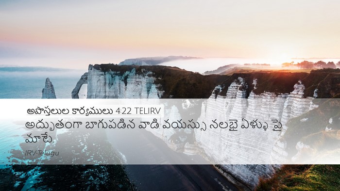అపొస్తలుల కార్యములు 4:22 TELIRV Bible Verse Image