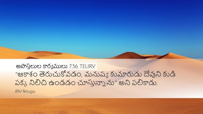 అపొస్తలుల కార్యములు 7:56 TELIRV Bible Verse Image