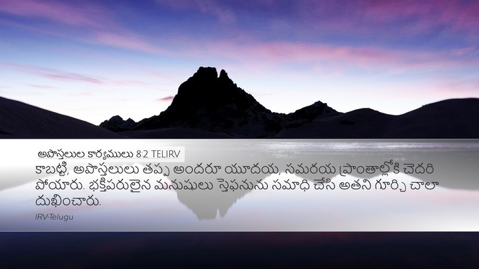 అపొస్తలుల కార్యములు 8:2 TELIRV Bible Verse Image