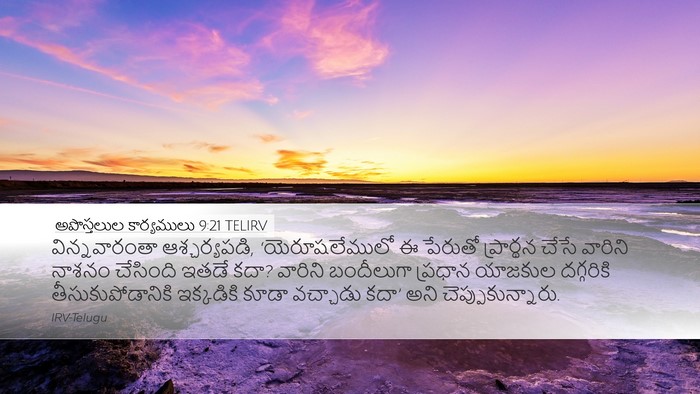 అపొస్తలుల కార్యములు 9:21 TELIRV Bible Verse Image