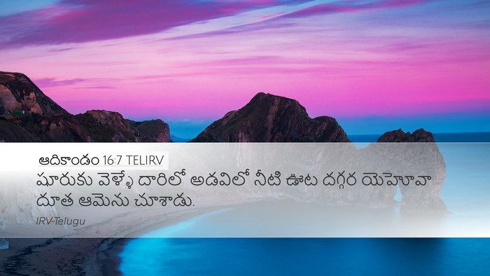 ఆదికాండం 16:7 TELIRV Bible Verse Image