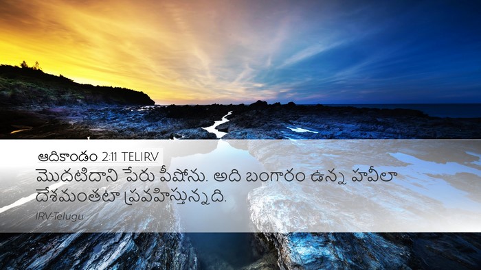 ఆదికాండం 2:11 TELIRV Bible Verse Image