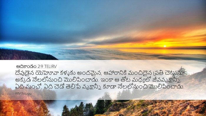 ఆదికాండం 2:9 TELIRV Bible Verse Image