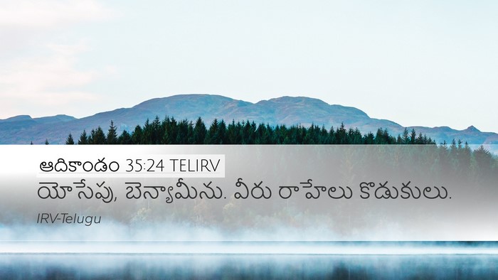 ఆదికాండం 35:24 TELIRV Desktop Wallpaper - యోసేపు, - Desktop Bible Verse Wallpaper