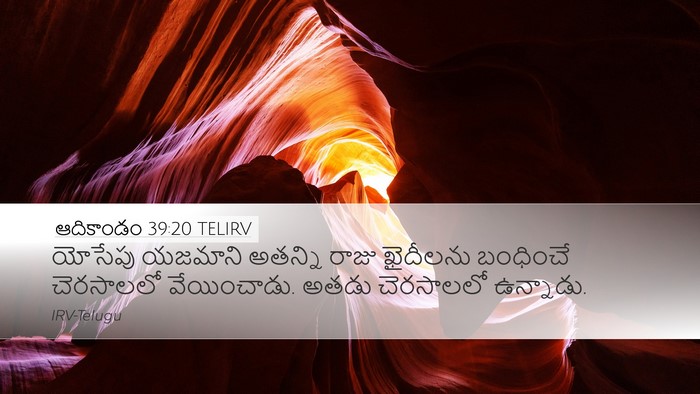 ఆదికాండం 39:20 TELIRV Bible Verse Image