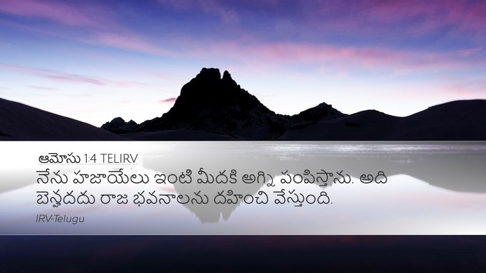 ఆమోసు 1:4 TELIRV Bible Verse Image