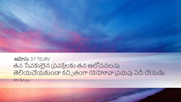 ఆమోసు 3:7 TELIRV Bible Verse Image