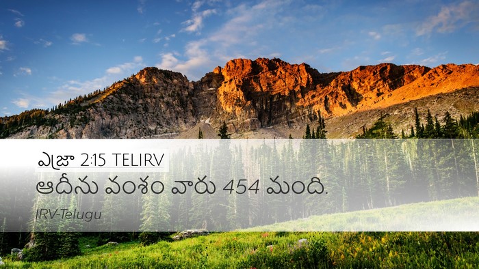 ఎజ్రా 2:15 TELIRV Bible Verse Image