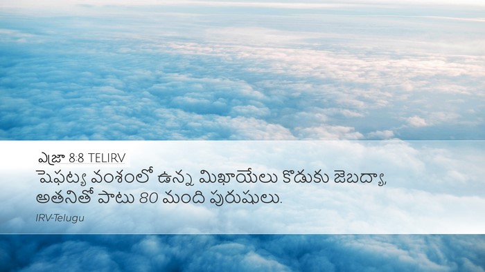 ఎజ్రా 8:8 TELIRV Bible Verse Image
